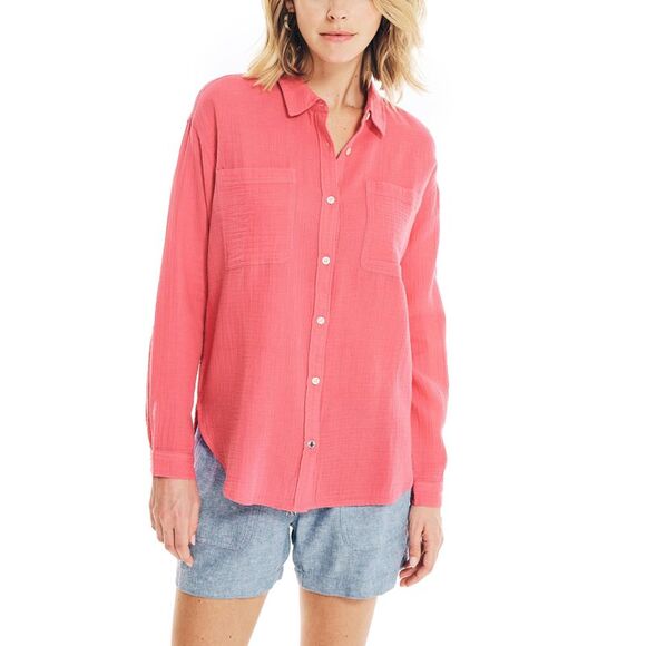 Nautica Womens Weekend Button Down Shirt - Picture 1 of 1